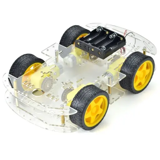 4WD Four Wheel Drive Kit - Robot Car with Chassis